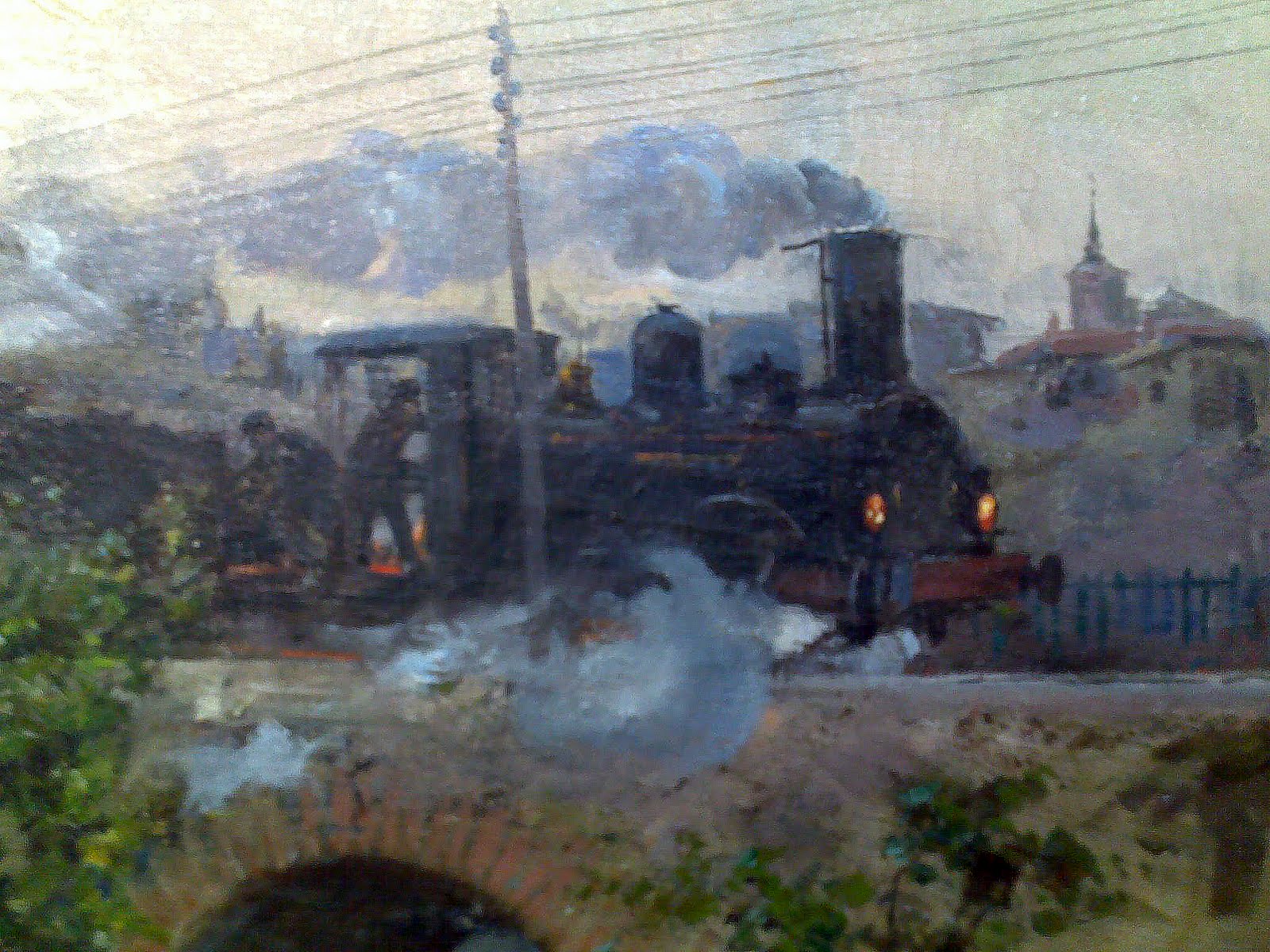 Ульпиано Чека: на картинах мастера часто присутствовали лошади и поезда