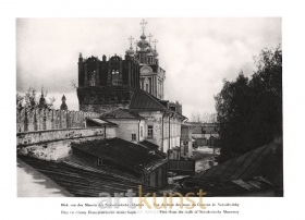 Вид со стены Новодевичьего монастыря