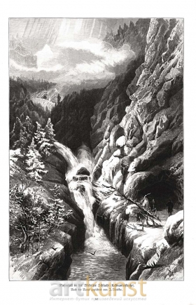 Водопад в Медельзерском ущелье