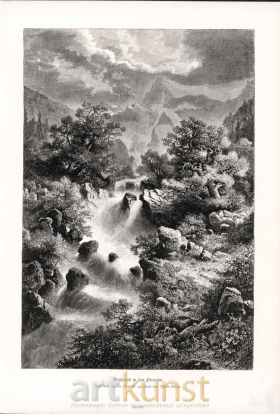 Водопад в Пиренеях
