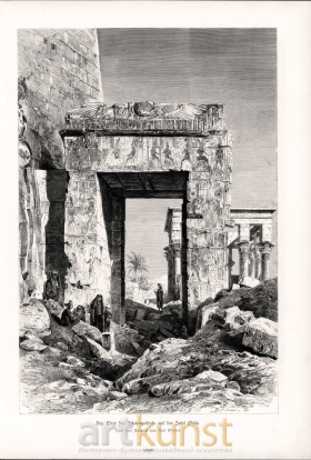 Ворота в храм Исиды на острове Фила