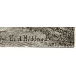 Подпись художника: Эрнст Хильдебранд