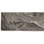 Подпись: художник Жорж Жан Мари Хакейт