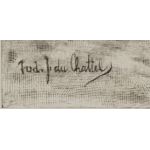 Подпись художника: Якоб дю Шаттель (Jacobus van Rosseum du Chattel)
